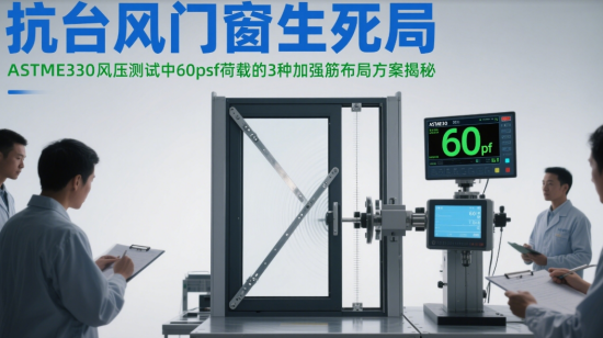 抗臺風(fēng)中國品牌門窗生死局：ASTME330風(fēng)壓測試中60psf荷載的3種加強筋布局方案揭秘