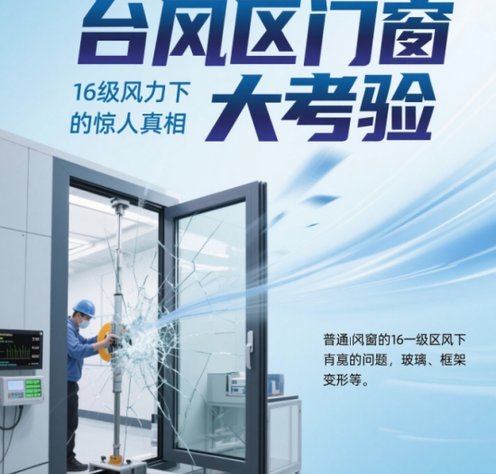 臺風區(qū)著名門窗品牌大考驗：16級風力下的驚人真相