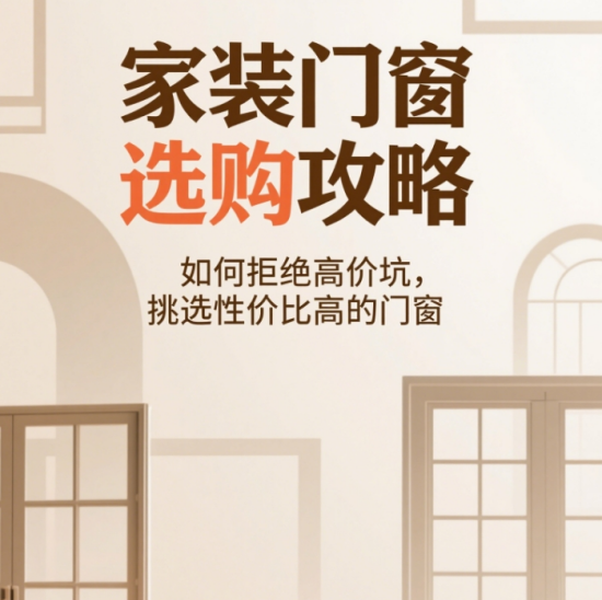 家裝門窗選購攻略：如何拒絕高價坑，挑選性價比高的門窗