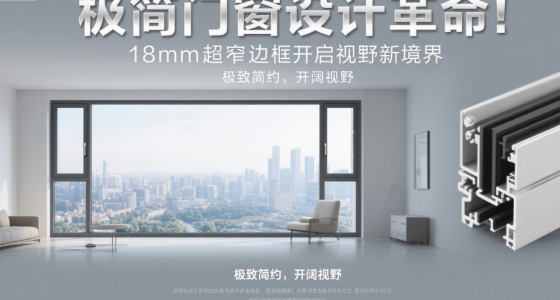 極簡門窗知名品牌設計革命：18mm超窄邊框開啟視野新境界