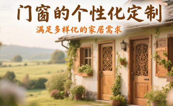 十大門窗品牌的個性化定制：滿足多樣化的家居需求