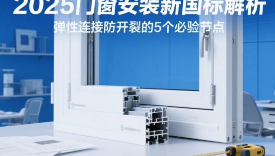 2025門窗安裝新國(guó)標(biāo)解析：彈性連接防開裂的5個(gè)必驗(yàn)節(jié)點(diǎn)