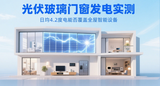光伏玻璃門窗發(fā)電實測：日均4.2度電能否覆蓋全屋智能設(shè)備