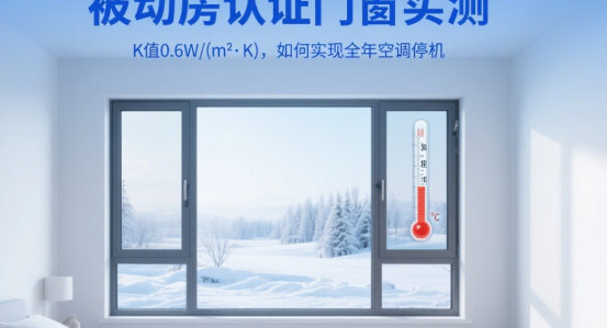 被動房認(rèn)證門窗實(shí)測：K值0.6W/(m2·K)，如何實(shí)現(xiàn)全年空調(diào)停機(jī)